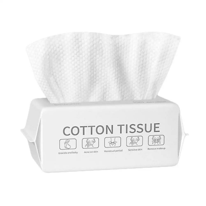 50/100PCS asciugamano monouso per il viso asciugamano per il viso pulito trucco Make of asciugamano tessuto per il viso in cotone rimuovi U1N4