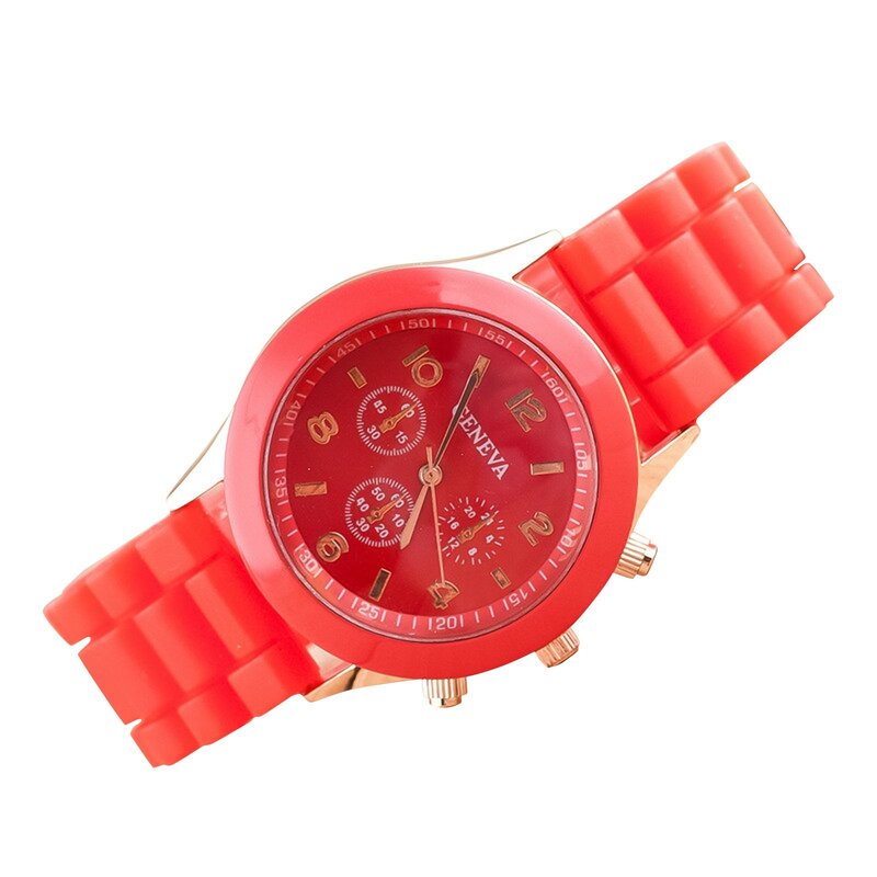 Silikonowe zegarki modne wykwintne kolorowe galaretki damskie zegar na co dzień uniwersalny zegarek kwarcowy reloj para mujer relogios feminino