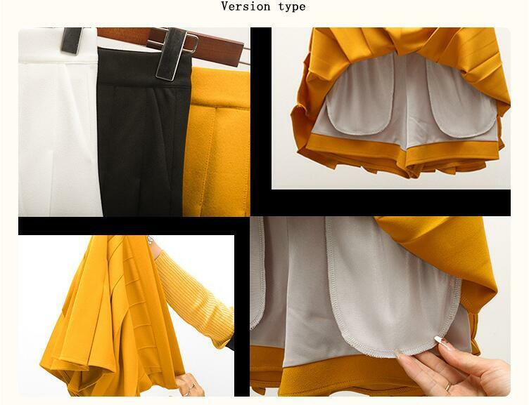 Falda de Golf con pantalones de seguridad para mujer, Falda plisada elástica con bolsillos, ropa deportiva para tenis, verano, 2024