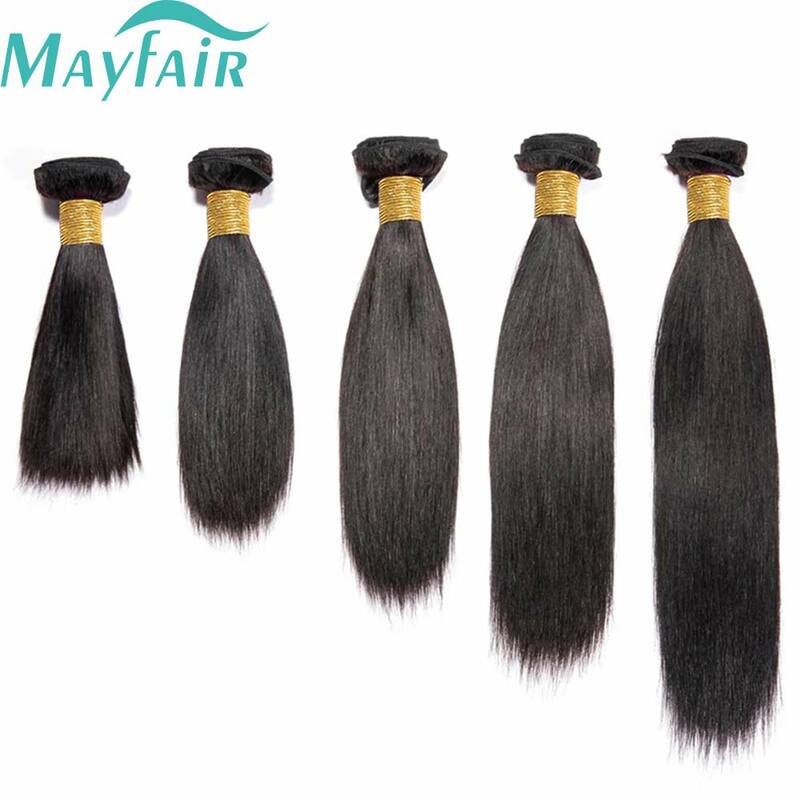 Wholesale Hair Raw Indian Straight Human Hair Bundles Natural Black For Women Bone Straight Hair Extensions 1/3/4 Bundles Deal