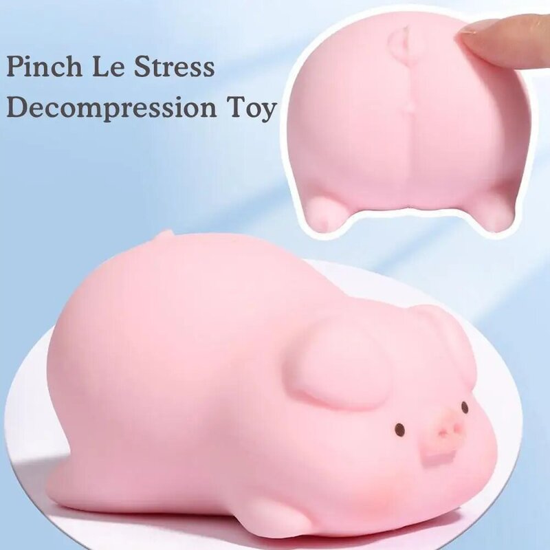 Squeeze Pig Toy para crianças, brinquedo do cão, rebote lento, aumento animal, alívio do estresse, ventilação, descompressão, alívio, F7k2, presentes