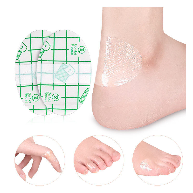 20Pcs Heel Protector Foot Care Sole Sticker Waterproof Invisible Patch Anti Blister Friction Foot Care Tool Medical Accessories