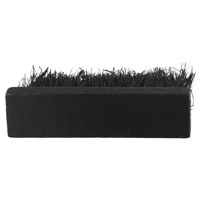 Tête de brosse noire pour cheminée, brosse carrée, livres de recharge, foyer au feu, 13.5x3.5x1.3cm, 1PC