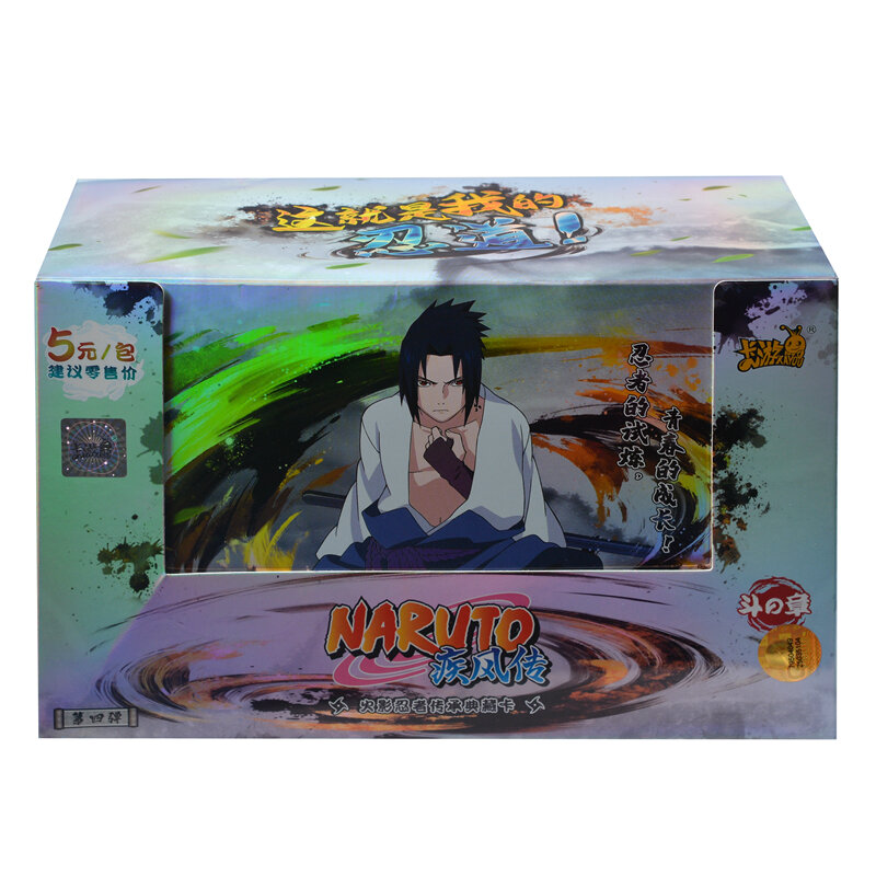 KAYOU Anime Original Naruto Cards Chapter Of The Array Box Added SE Ninja World Collection Cards Toy For Children Christmas Gift