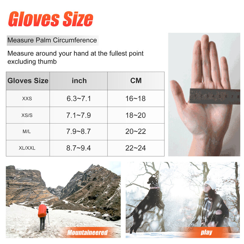 Aufladen von Heiz handschuhen Fahrrad heiz handschuhe warme wasserdichte Touchscreen-Handschuhe Outdoor-Ski-Elektro heiz handschuhe