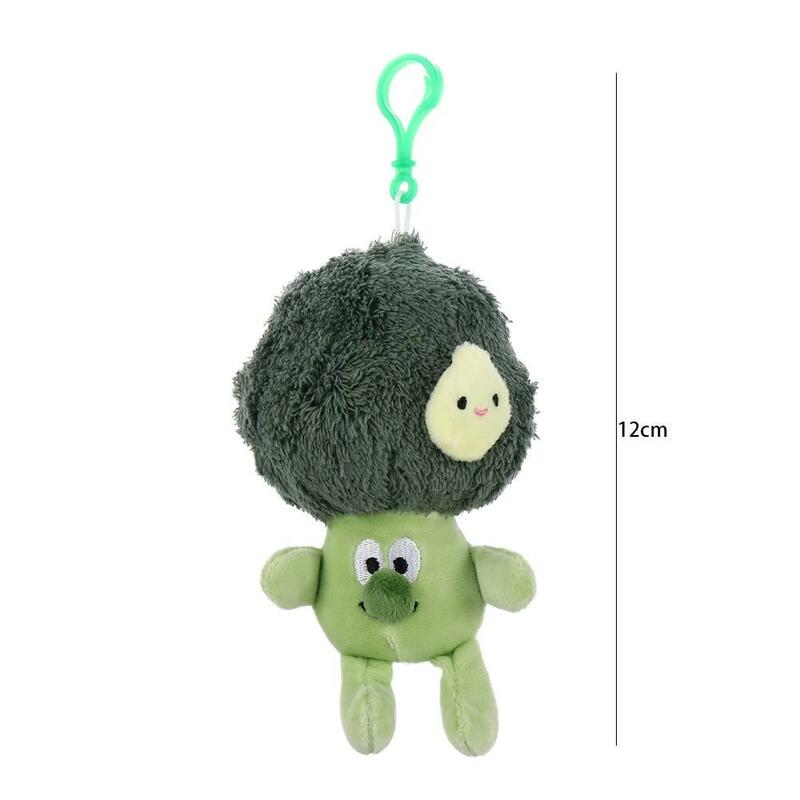Plush Vegetal Chaveiro Brinquedo, Pingente Criativo, Boneca Linda Kawaii, Ornamento do saco, Presente