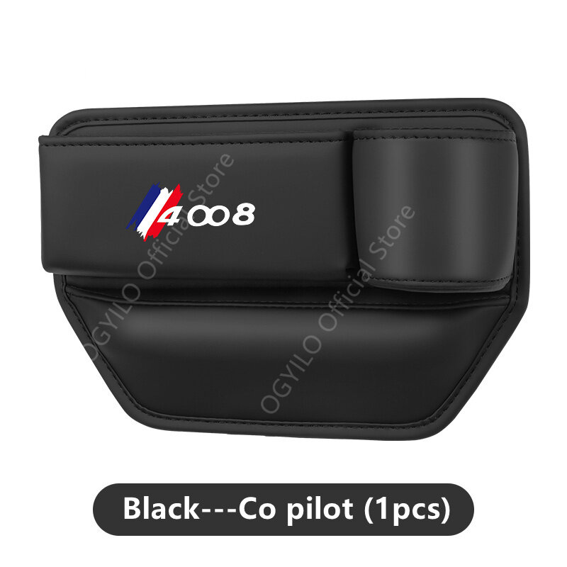For Peugeot 4008 Car Interior Storage Pocket Leather Multifunctional Car Seat Gap Storage Box Car Seat Storage Manager
