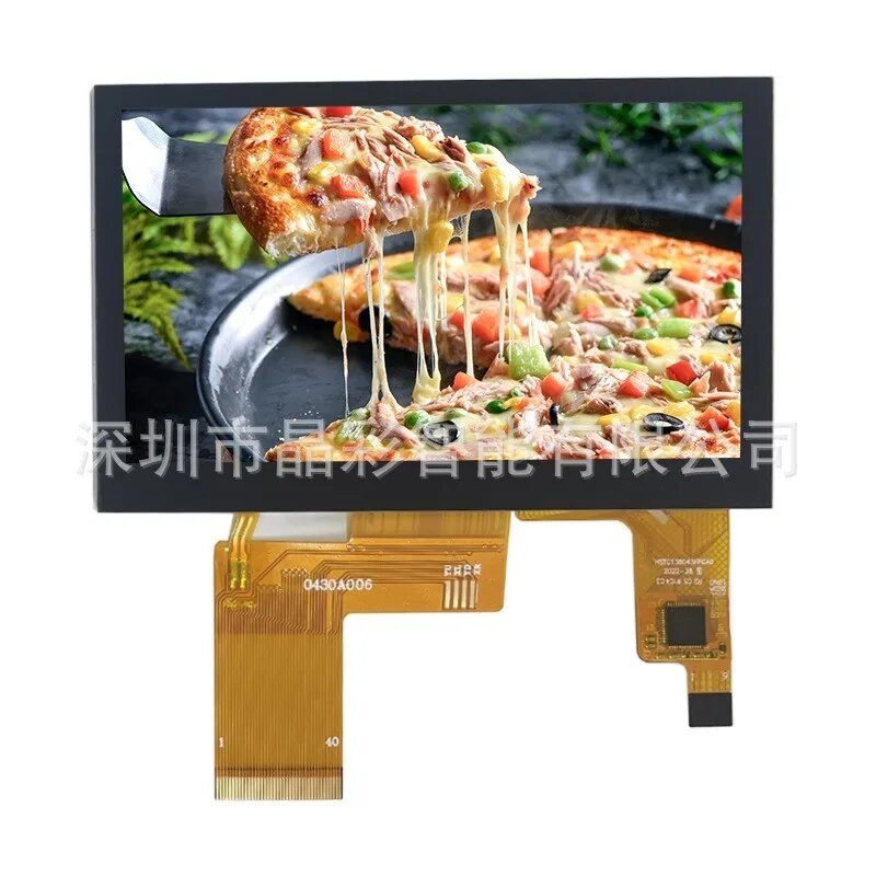 Monitor LCD parallelo 480x272 ILI6485A driver 4.3 touch screen capacitivo 40pin