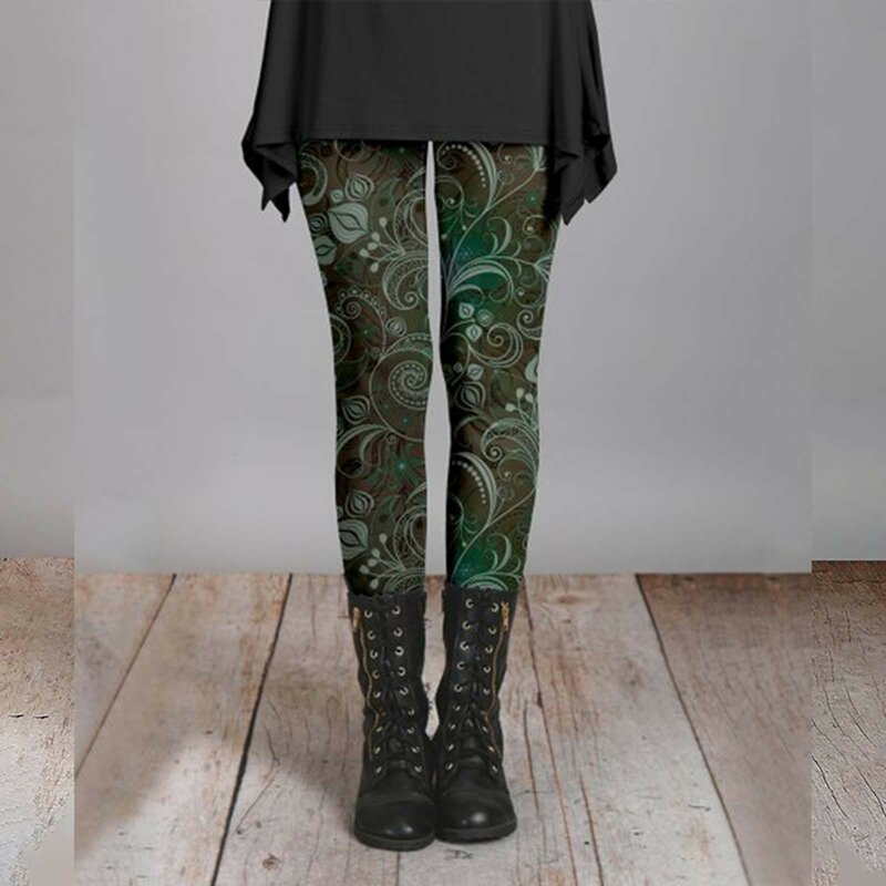 Yoga leggings feminino impresso digital 3D, calças de primavera e outono, novo, 2021