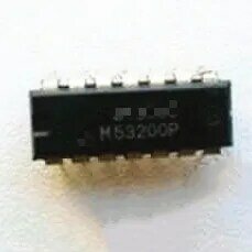 2 Buah Chip IC Sirkuit Terpadu M53200P DIP-14