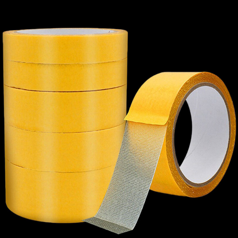 5M/10M Strong Fixation Double Sided Tape Base Tape Translucent Mesh Waterproof Traceless High Viscosity Carpet Adhesive Tape