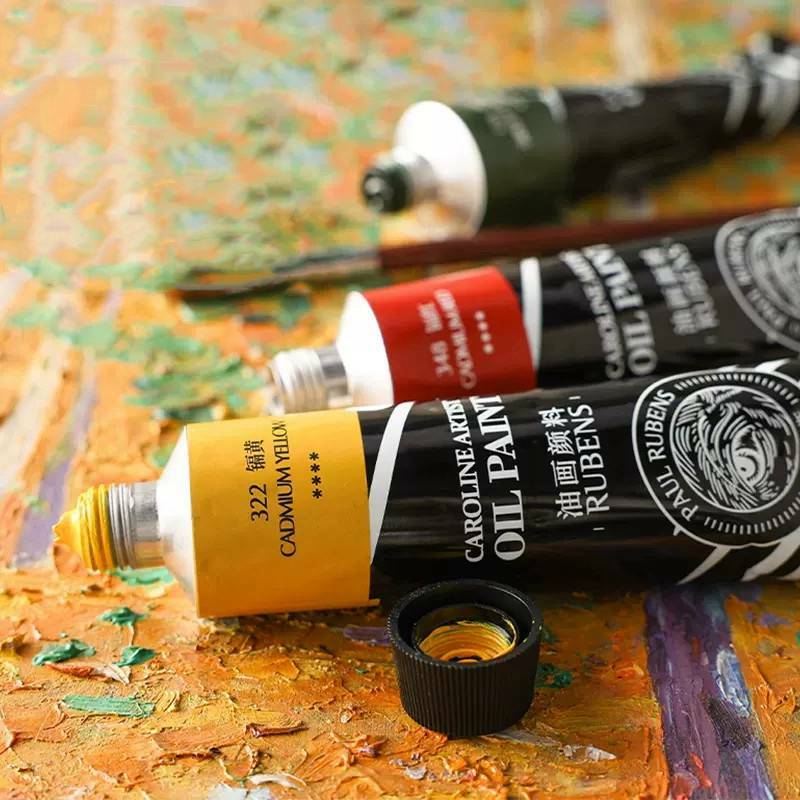 Paul Rubens Carolin High Quality Oil Paint 60ML Professional Red/Blue/Green Oil Color Painting Material Art Supplies for Artist