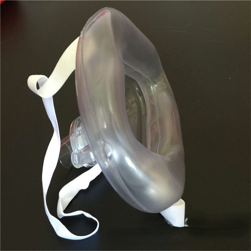 Masker pernapasan bantuan pertama profesional melindungi penyelamatan respirasi buatan dapat digunakan kembali dengan alat katup satu arah