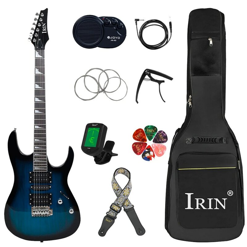 IRIN 24 Frets 6 Strings Electric Guitar Maple Body Maple Neck Electric Guitarra With Amp Bag Necessary Guitar Parts & Accessory