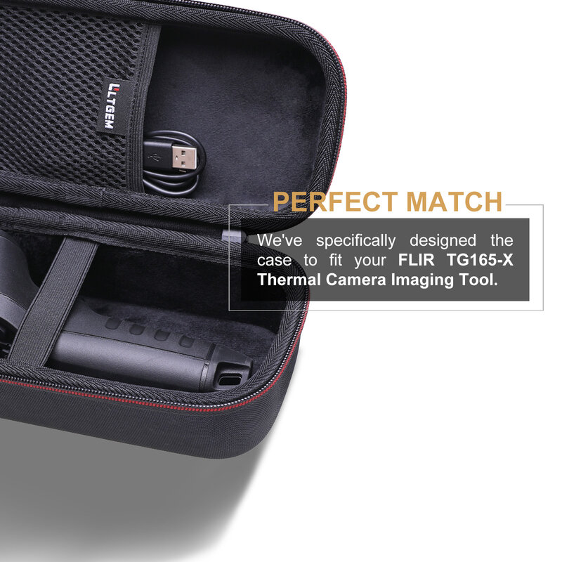 เคส LTGEM EVA สำหรับ FLIR TG165-X กล้องความร้อน Lmaging เครื่องมือ-กระเป๋าเดินทางเก็บของสำหรับพกพากระเป๋า