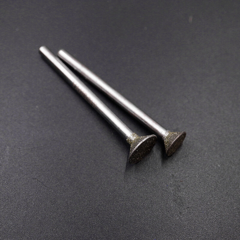 Wysokiej jakości 5 szt. 10 szt. 150 #3mm diamentowe szlifierki diamentowe szlifowanie punktowe szlifowanie zębów szlifowanie punktu Jade szlifowania