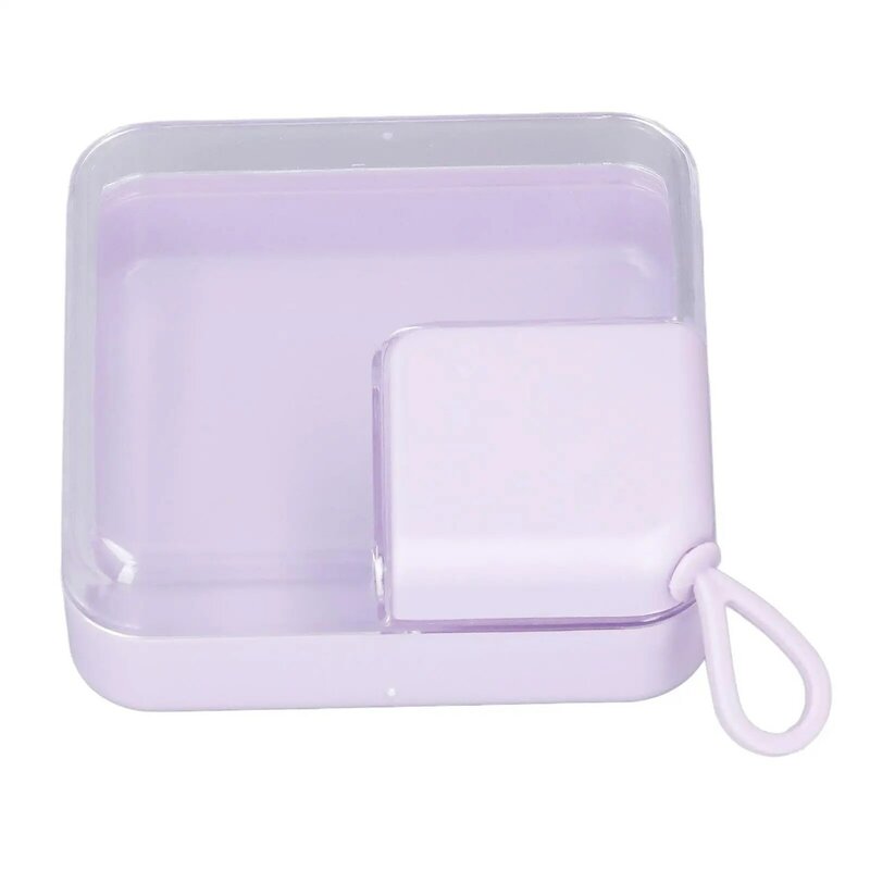 Travel Powder Puff Holder   Dustproof Case for Daily Earring Storage