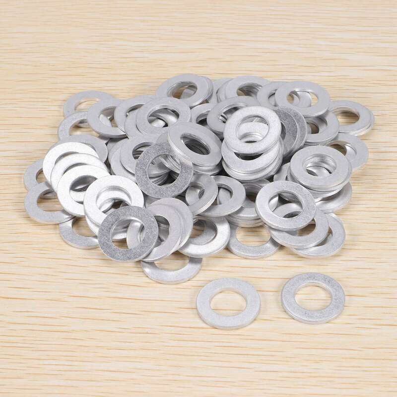 100PCS Oil Drain Plug Gaskets Crush Washers Seals Rings 12mm Hole for Toyota for Scion for Lexus 90430-12031 9043012031