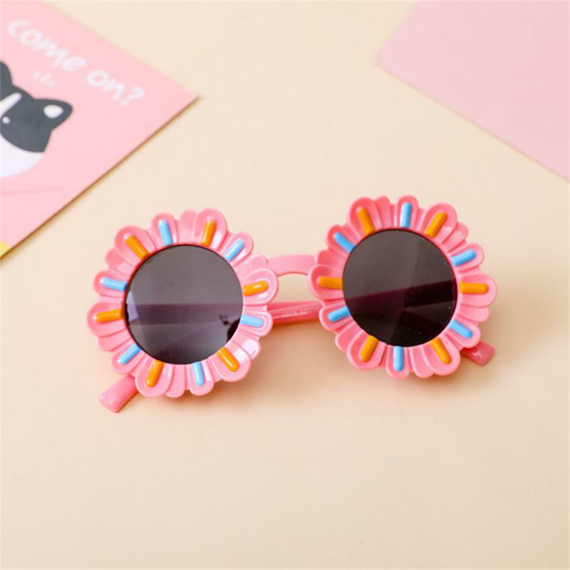 1~10PCS Cute Sunflower Eyewear For Baby Boys Eyewear Accessories Sunshade Glasses Apparel Accessories Cartoon Sunglasses