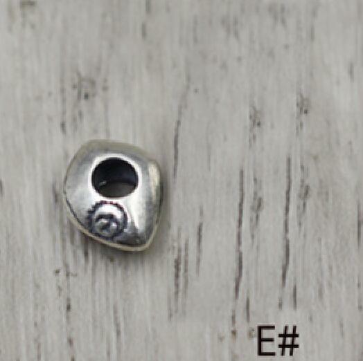 S925 Sterling Silver Handmade Spacer Beads, Espalhados Beads, colar e pulseira, DIY