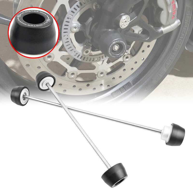 For Trident660 Motorcycle Front Rear Axle Sliders Wheel Protector