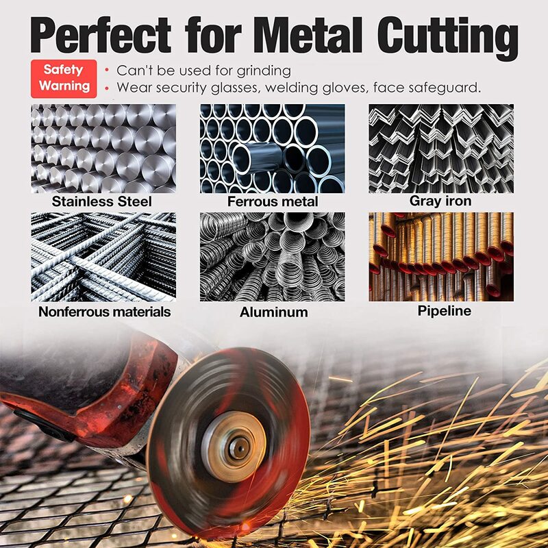 Disco de corte de resina para amoladora angular, disco de corte de 5-50 piezas 75mm, diámetro de 10mm, fibra reforzada para Metal y acero inoxidable