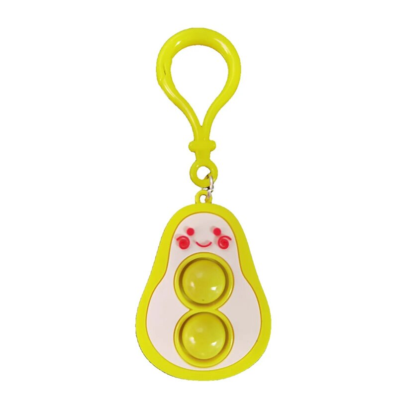 Mini Pop Fidget ของเล่น Pack Simple ฟอง Popping Sensory ของเล่นพวงกุญแจซิลิโคนบีบ Rainbow ความเครียดบรรเทามือ Fidget Its ของเล่น
