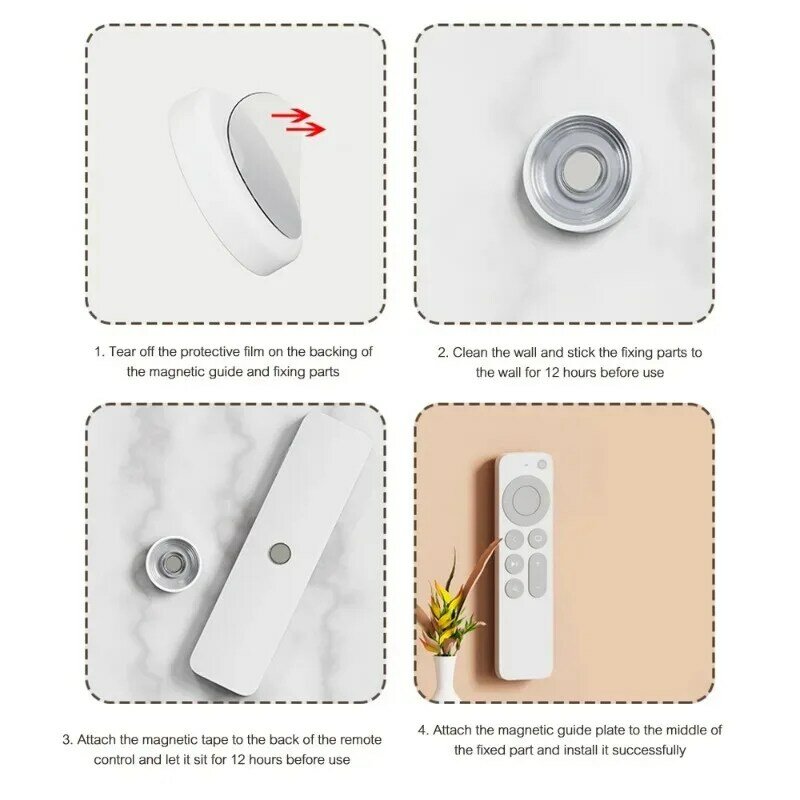 New Strong Magnetic Hooks Home Office Wall-mounted Remote Control Magnet Holder Keys Anti-Lost Hanging Hanger Organizer Hook
