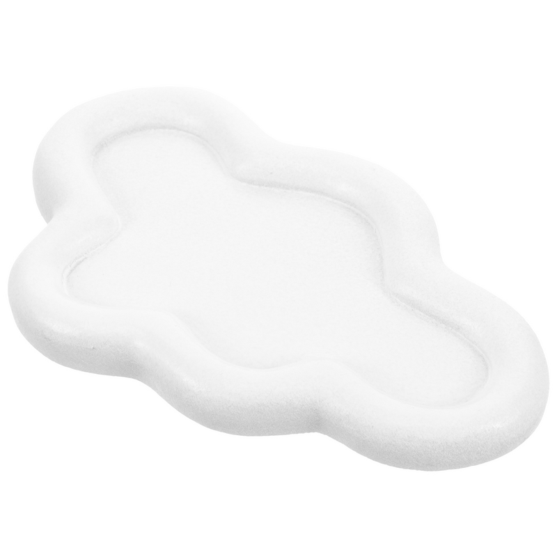 Bookshelf Decor Plate Photography Background (pure White Clouds) Wedding Favours Earring Resin Trinket Dish