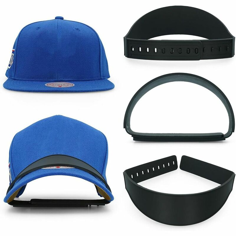 Sombrero moldeador de plástico, doblador de ala práctico, doblador curvo, reutilizable, banda curva de 9 ala, gorras de béisbol