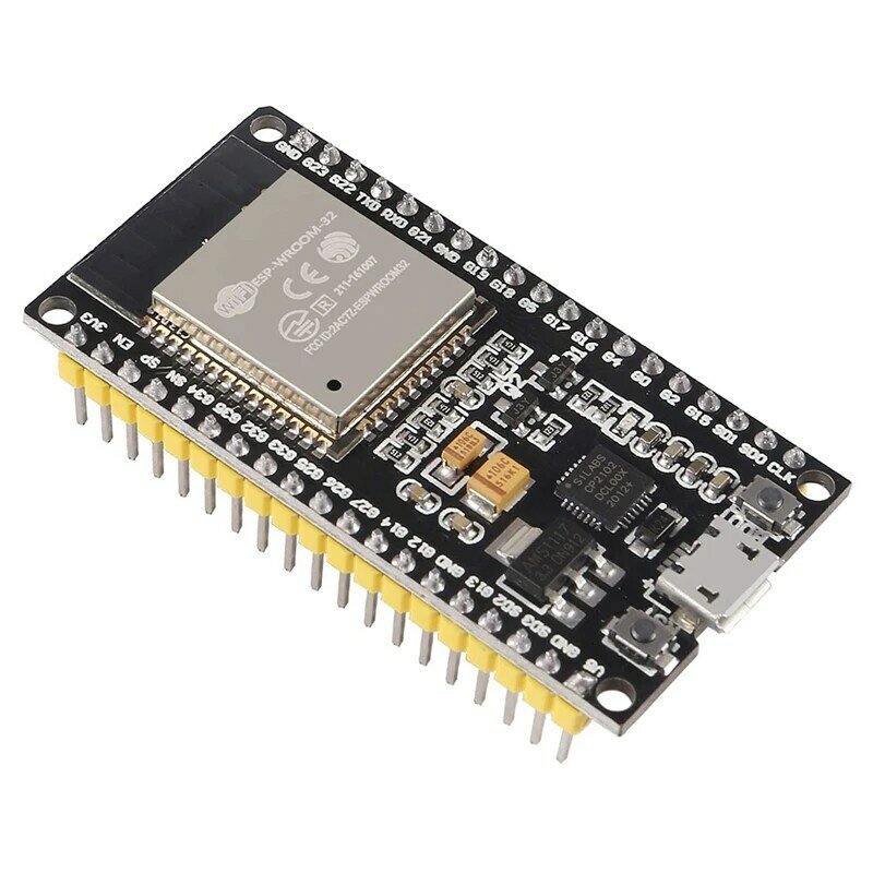 Piezas de 3 ESP-WROOM-32 ESP32, 2 en 1, 2,4 Ghz, modo Dual, Wifi + Bluetooth, microcontrolador de doble núcleo para Arduino IDE