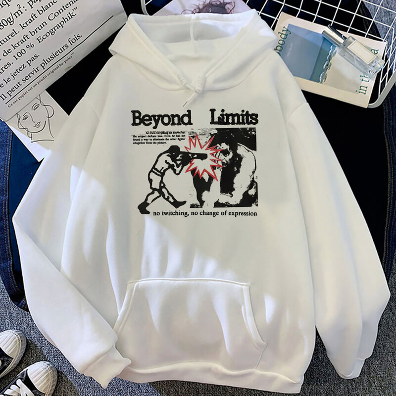 Y2k Print Hoodies Frauen Harajuku ästhetische 90er Jahre 2023 Sweatshirts Trainings anzug weibliche Streetwear Pullover