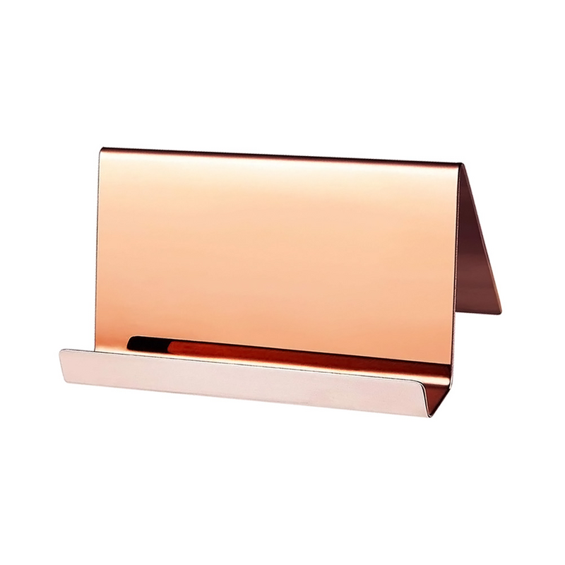 Sleek Design Display Holder Card Menu Holders for Tables Display Shelves Stainless Steel