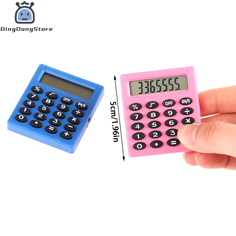 Personalizzato Mini Candy Color School Office Electronics calcolatrice creativa Pocket Boutique cancelleria piccola calcolatrice quadrata