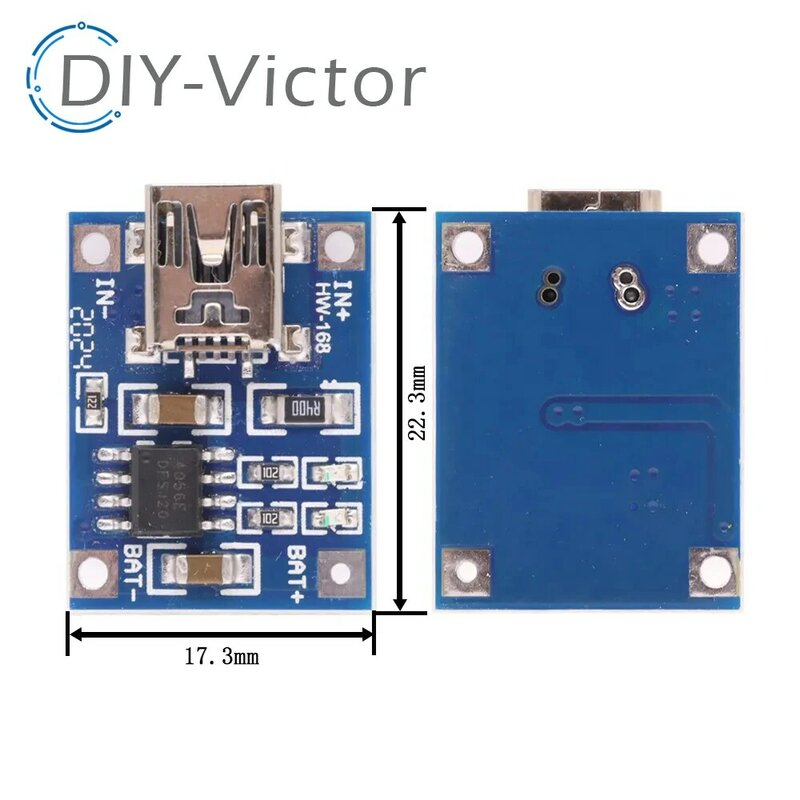 3.7V Lithium Battery Charger 5V 1A 2A Li-ion Lipo Battery Charging Protect Two-in-one Module Micro USB Type-C Protection Board