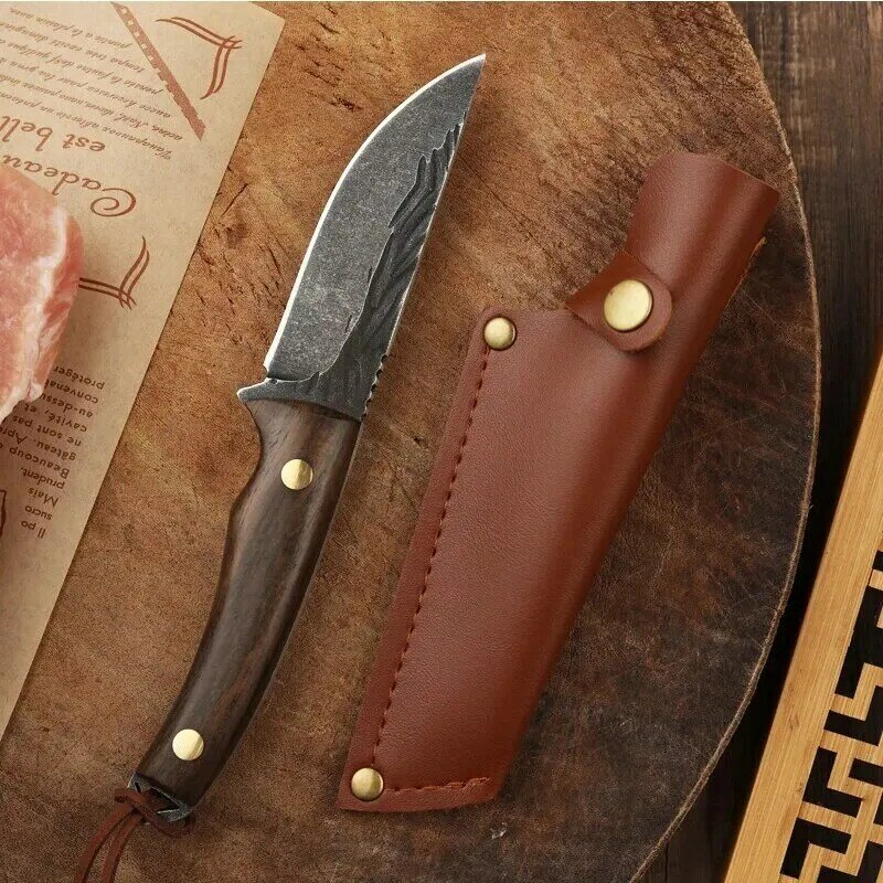Couteaux à désosser en acier inoxydable forgé à la main, chef de cuisine, couteau de pêche, couteau de boucher, couteau à viande, cuisine opaque