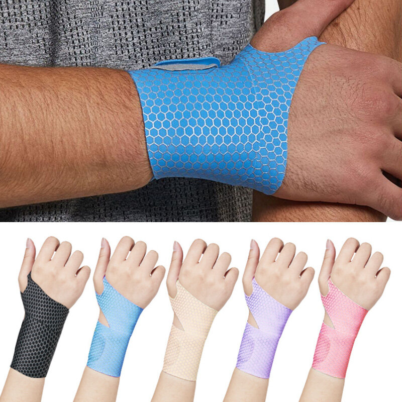 Ajustável Slim Air Wrist Support Strap, Wrist Wrap para homens e mulheres, alívio da dor, correias de treino, artrite, 1pc