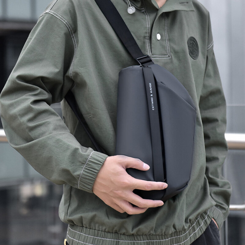 Хипстерская сумка-мессенджер Chikage для мужчин, вместительная нагрудная Сумочка, многофункциональный водонепроницаемый саквояж на плечо