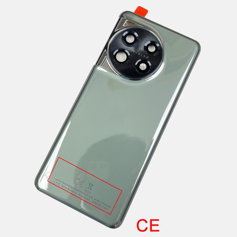 100% A+++l Back Glass Battery Cover For Oneplus 11 Rear Battery Door Housing Case With Camera Frame Repair Replace