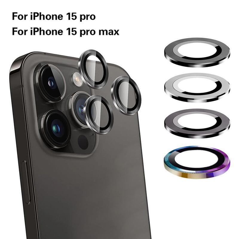 Lens Tempered Film For Apple 15 Pro Eagle Eye Lens Film Metal CD Pattern Protective Glass Film Phone Accessories D6L3
