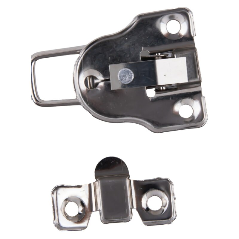 2Pcs Antique Hasps Iron Lock Catch Latches For Jewelry Box Buckle Suitcase Buckle Clip Clasp Wood Wine Box Latch