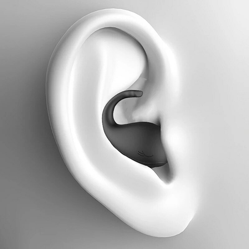 1 para miękkich silikonowe zatyczki do uszu zatyczek do uszu redukujących hałas do nauki w podróży, wodoodporna, nauszniki przed hałasem