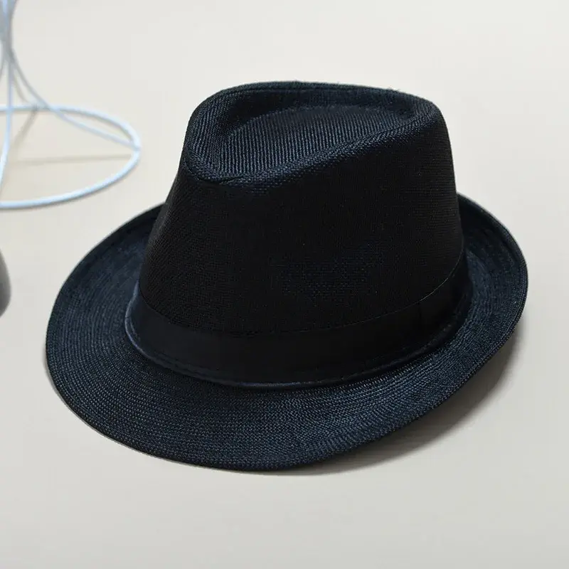 หมวก fedoras สำหรับผู้ชาย, ย้อนยุคแนวแฟชั่นใหม่หมวกปีกกว้างผ้าสักหลาดแจ๊สหมวกคู่หมวกฤดูหนาวหมวกทรงโบวเลอร์หมวกกลางแจ้ง
