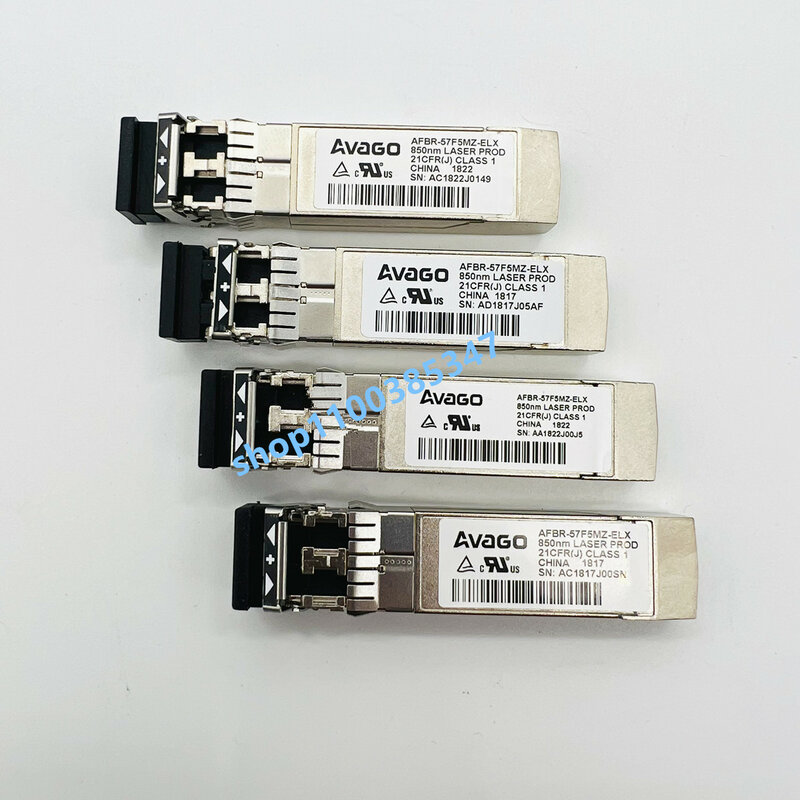 EMULEX-tarjeta de red de fibra óptica sfp, módulo de 16g, AFBR-57F5MZ-ELX/850NM, 300M/LPe16002, LPE16000, LPe16002B-M6, lpe31002