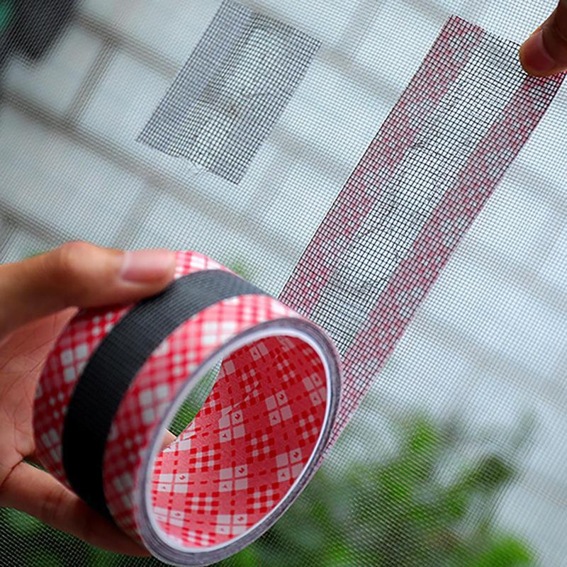 Fly Screen Repair Tape 1 Roll High-Viscosity Screen Window Repair Tape Multifunctional Screen Repair Patch Tape Self-adhesive