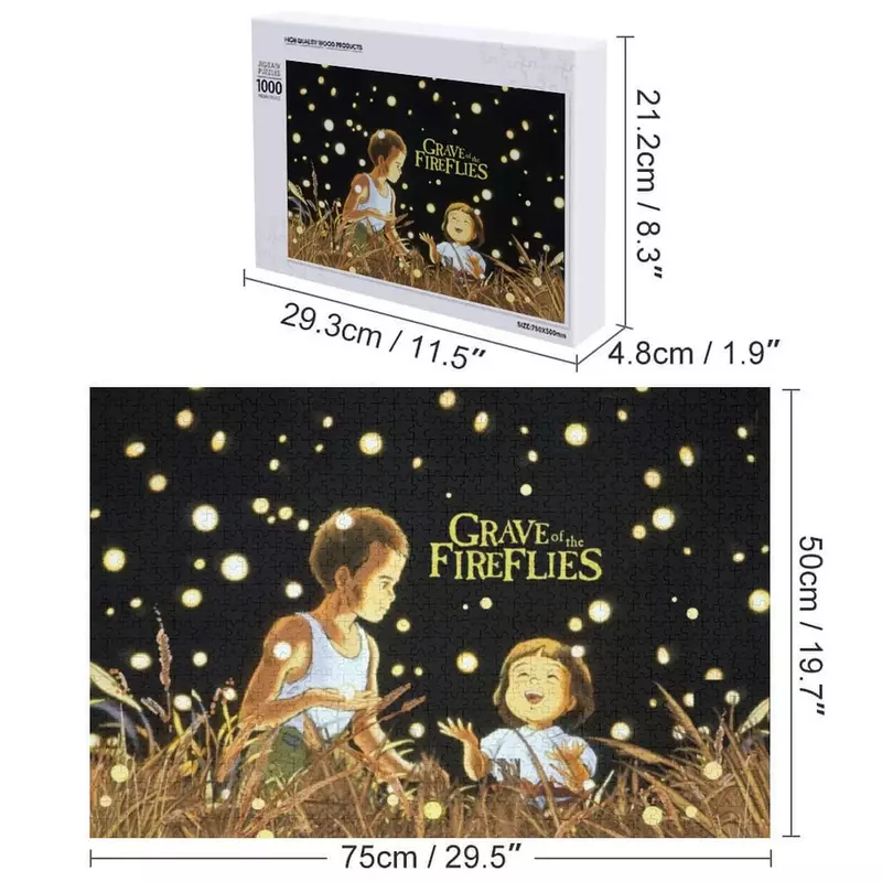 Układanka Grave of The Fireflies (duża) Układanka dla dzieci Układanka na zamówienie