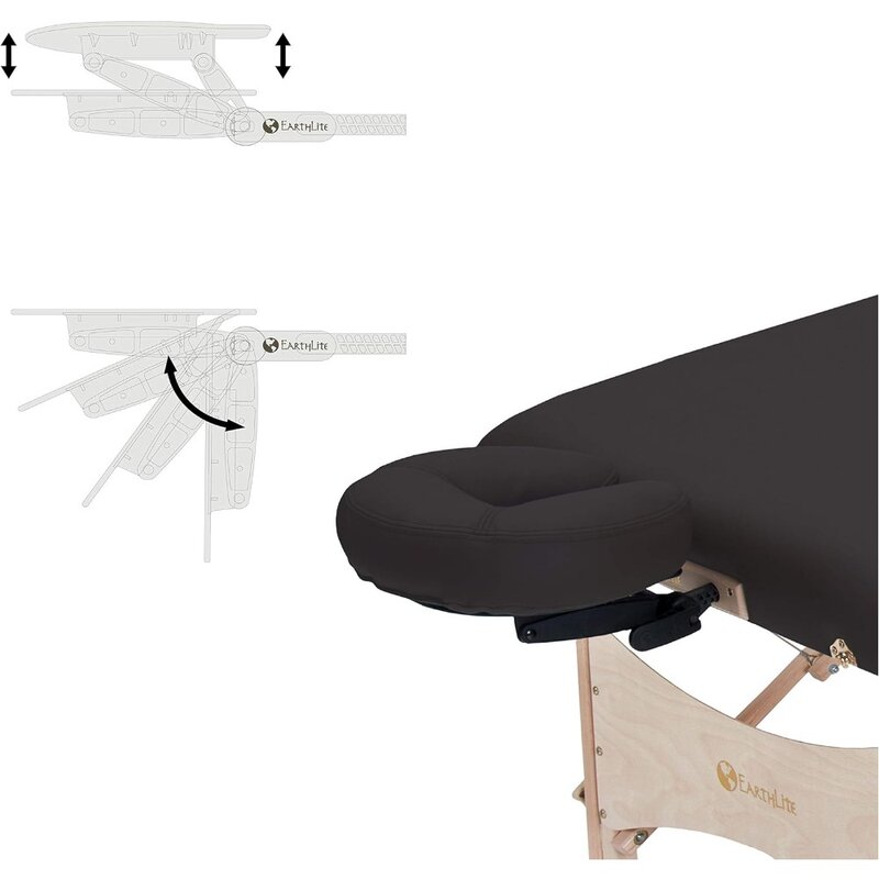 Портативный массажный стол-Складная физиотерапия, экологически чистый дизайн, превосходный комфорт, включая Подставка под лицо и брикет для переноски (30 дюймов X 73 дюйма)