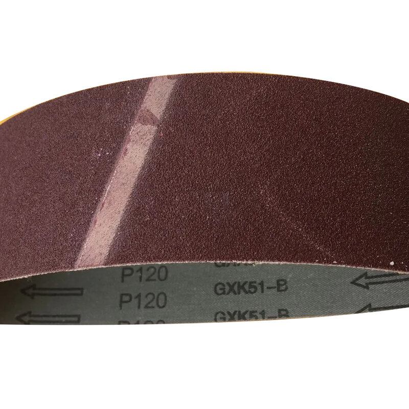 5 Pc 75*475mm environnement de ponçage, grain P60-240, bande d'écran conversive, ceinture conversive sans fin pour le polissage de meulage en métal mou en bois