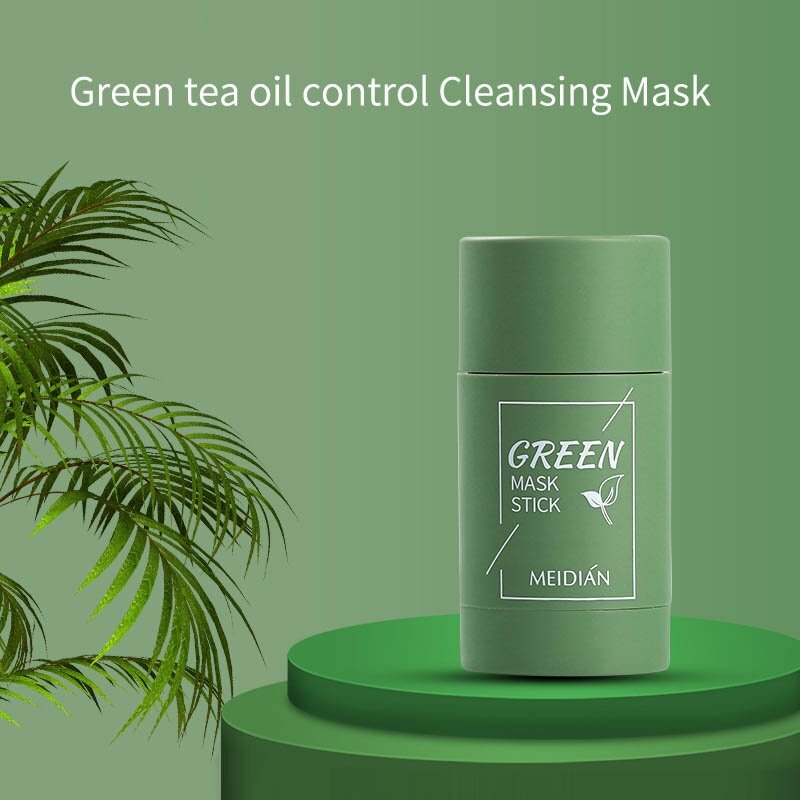 Meidian Original Green Tea Mask Deep Cleansing Mask Moisturizing Oil Control Acne Remover Vegalaxy