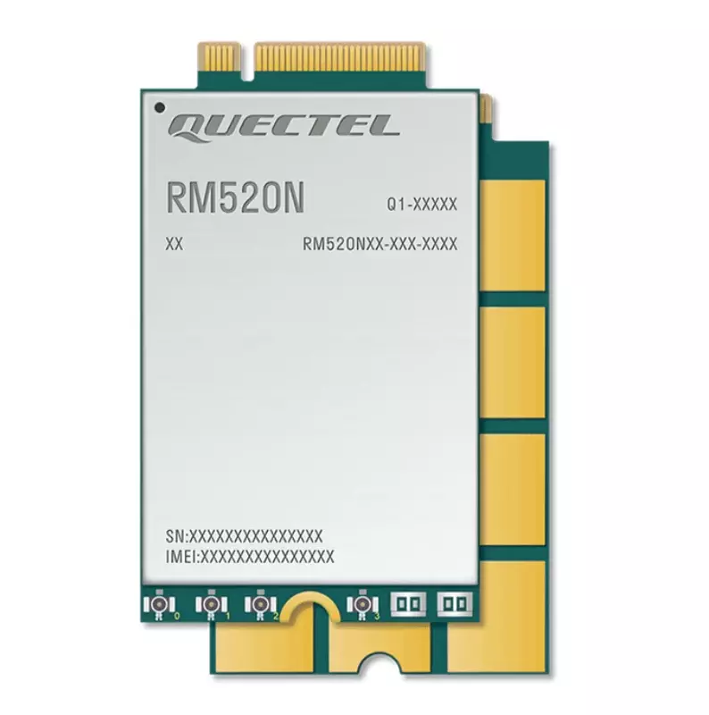 Quectel RM520N-GL 5G Sub-6 GHz โมดูล M.2 NR ใหม่ RM520NGLAA-M20-SGASA สำหรับทั่วโลก